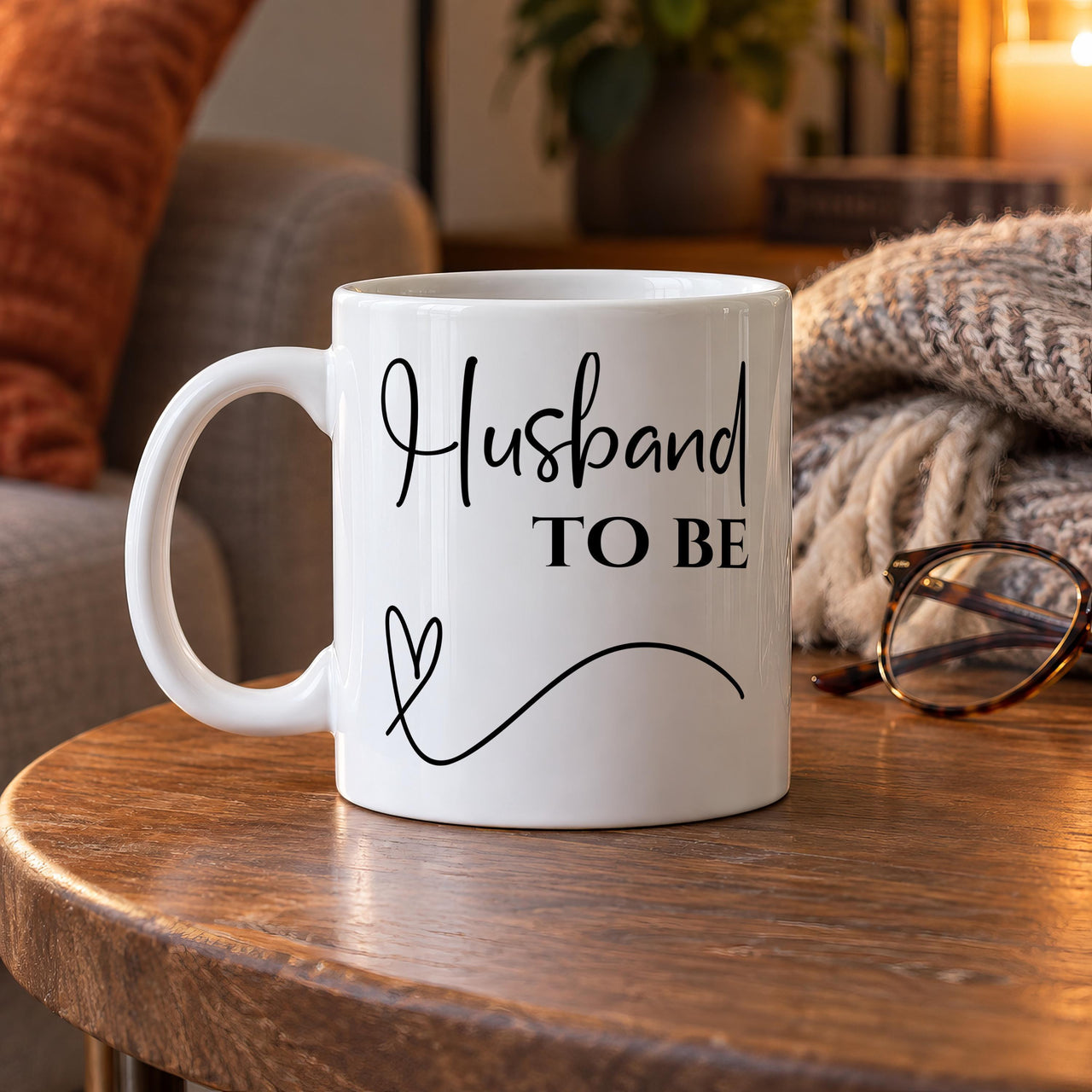 Engagement Husband and Wife To Be Ceramic Mug - detail 6