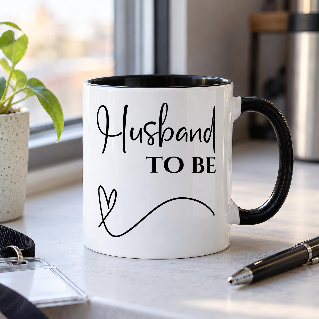 Engagement Husband and Wife To Be Ceramic Mug - detail 7