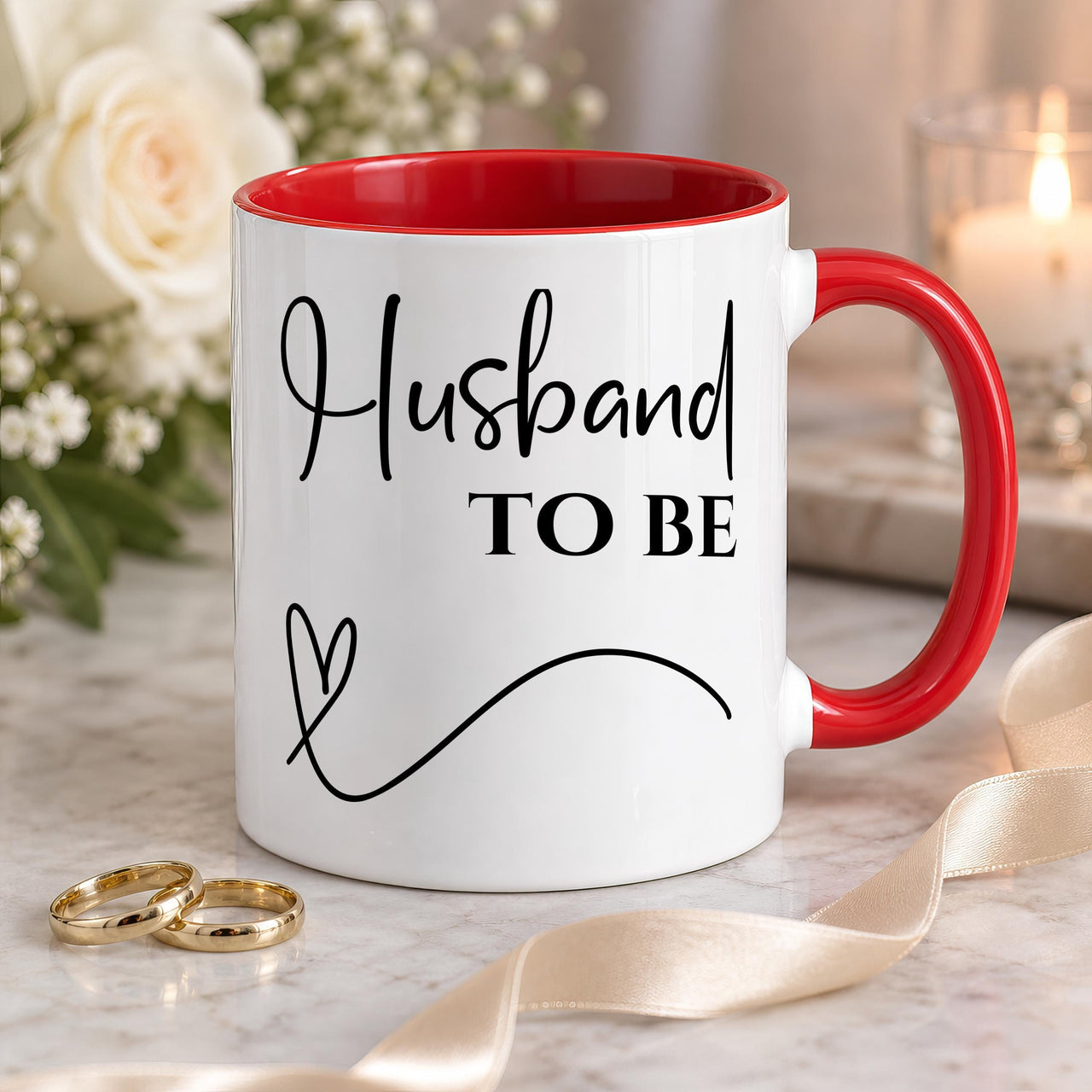 Engagement Husband and Wife To Be Ceramic Mug - detail 8
