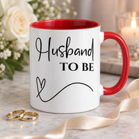 Engagement Husband and Wife To Be Ceramic Mug - detail 8
