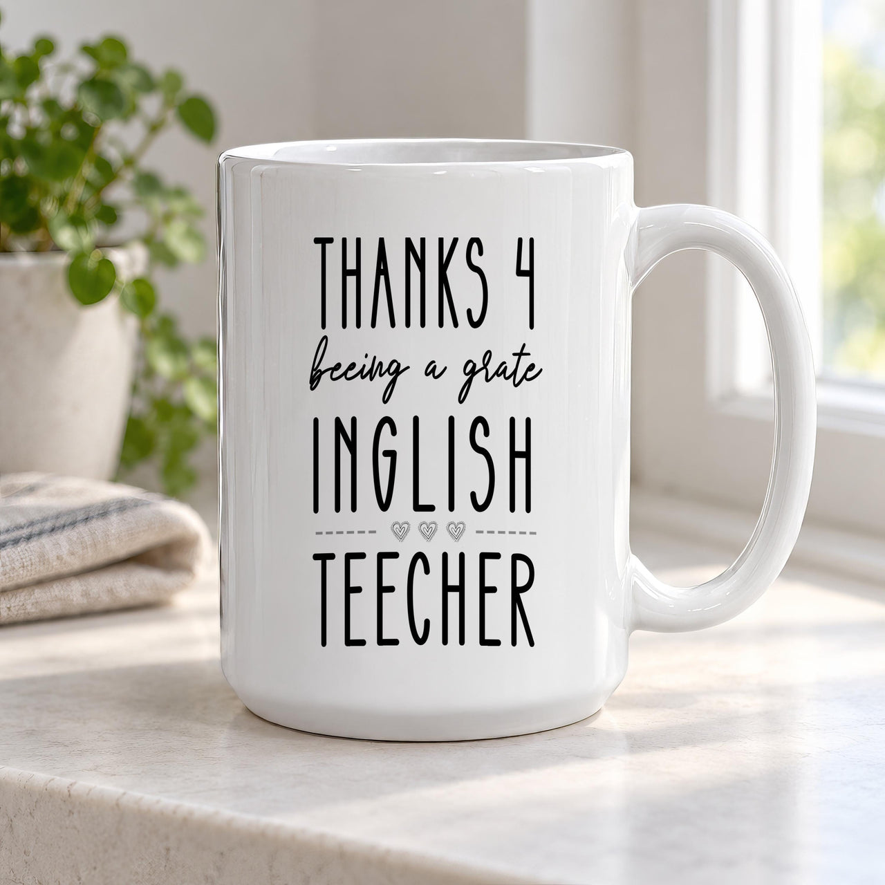 Funny English Teacher Ceramic Mug - detail 13