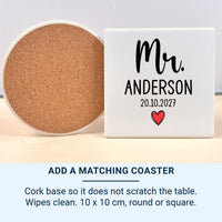 Personalised New Mrs Ceramic Mug - detail 4