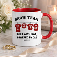 Personalised Dad's Team Ceramic Mug - detail 8