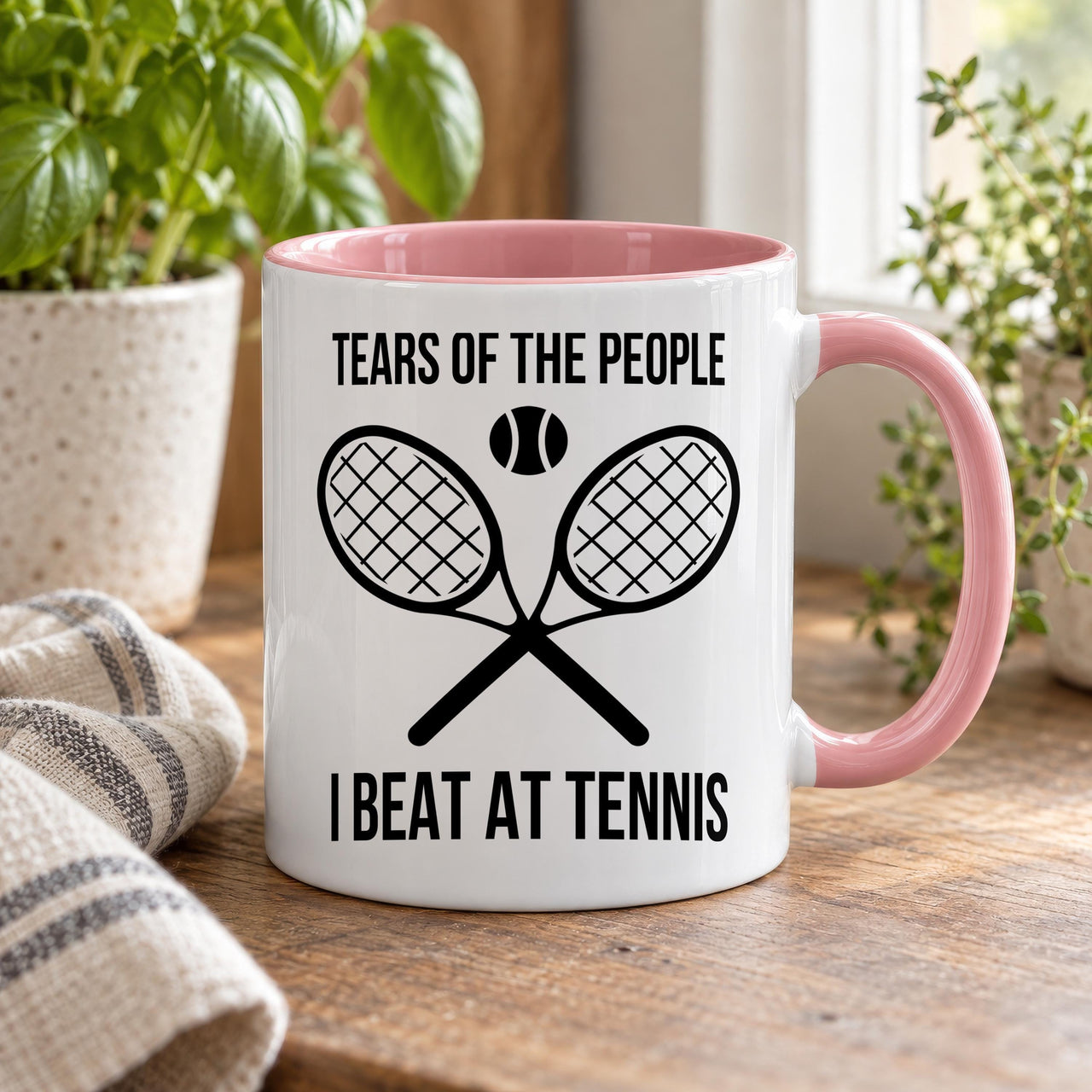 Tears of the People I Beat at Tennis Ceramic Mug - detail 9