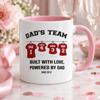 Personalised Dad's Team Ceramic Mug - detail 9