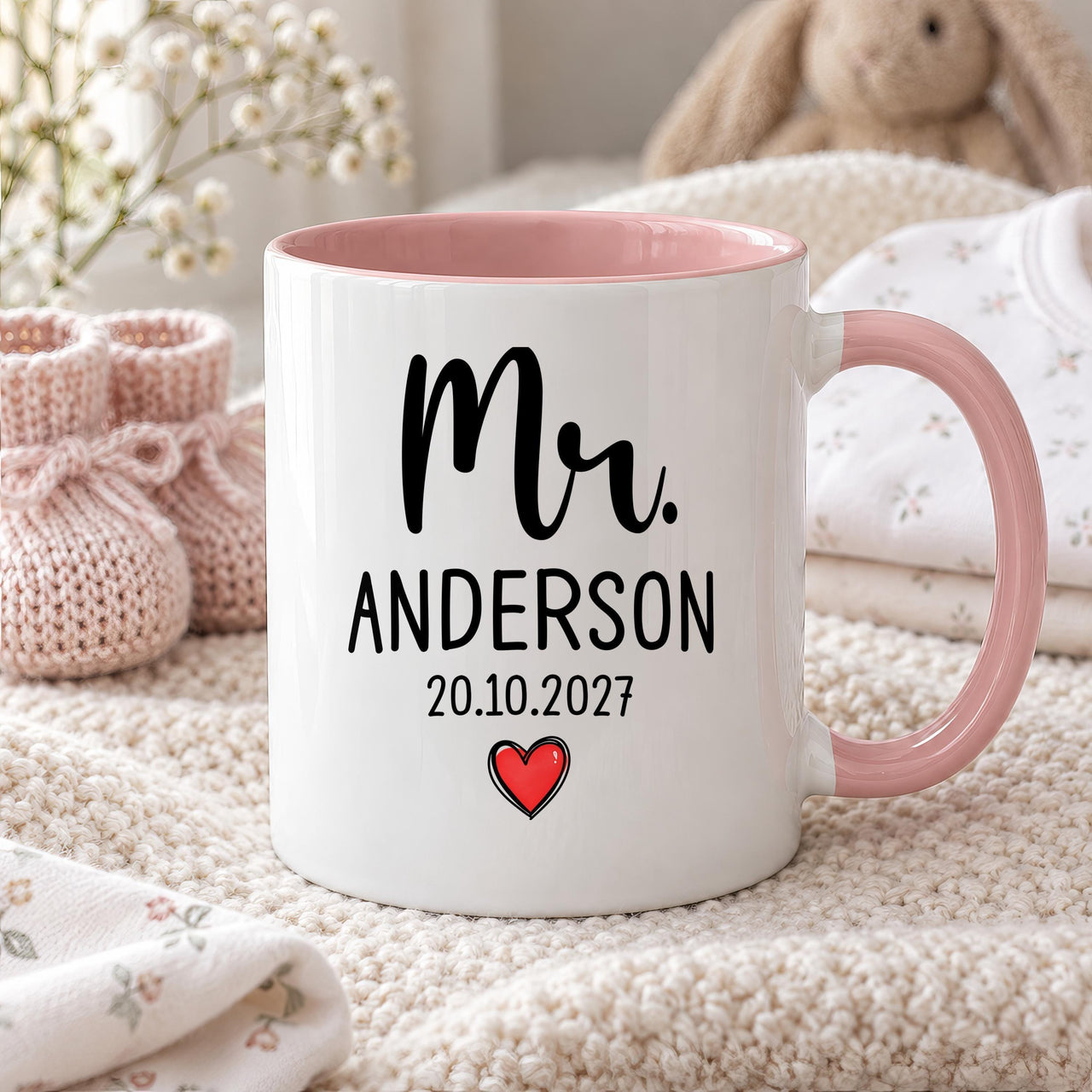Personalised New Mrs Ceramic Mug - detail 9