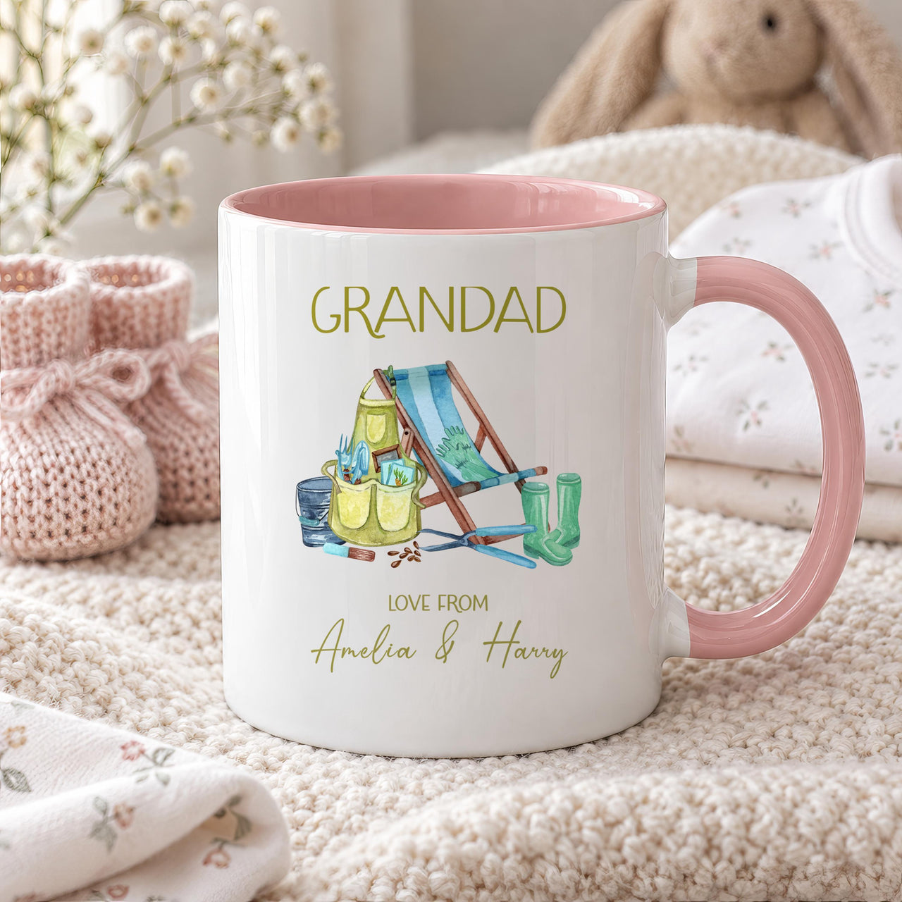 Personalised Grandad Garden Ceramic Mug - detail 9