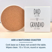 Personalised Dad to Grandad Ceramic Mug - detail 3