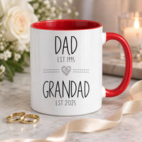 Personalised Dad to Grandad Ceramic Mug - detail 8