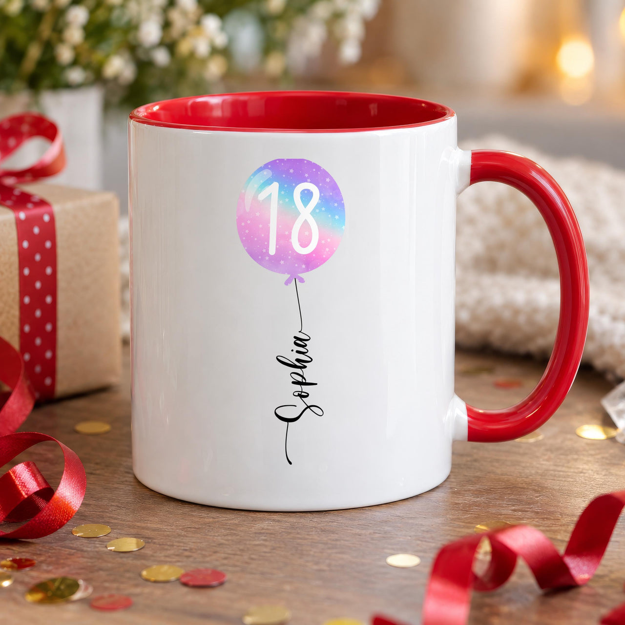 Personalised 18th Birthday Ceramic Mug - detail 8