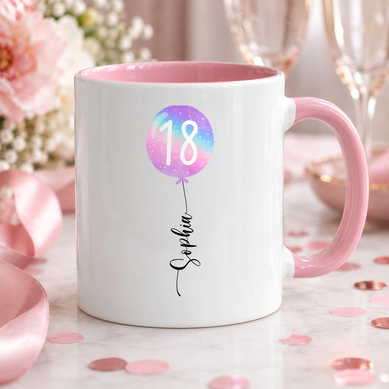 Personalised 18th Birthday Ceramic Mug - detail 9