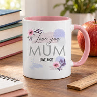 Personalised Love You Mum Watercolour Ceramic Mug - detail 9