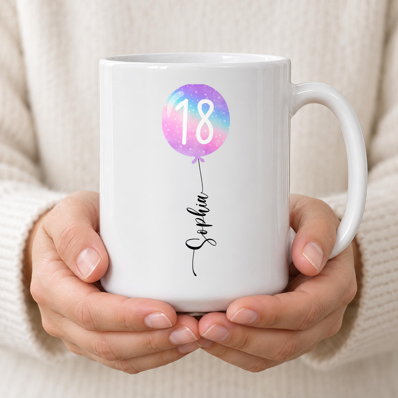 Personalised 18th Birthday Ceramic Mug - detail 13