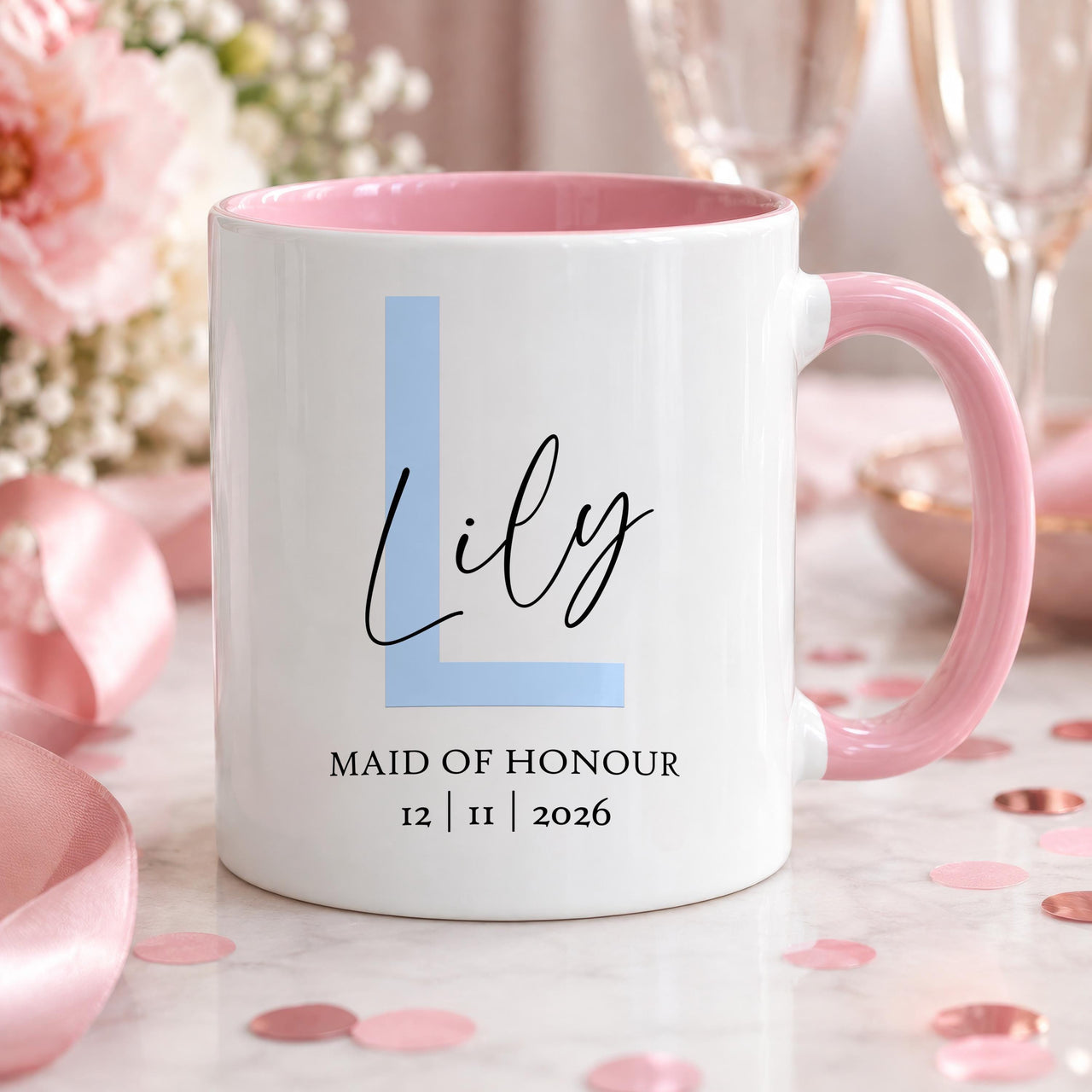 Personalised Initial Hen Party Ceramic Mug - detail 9