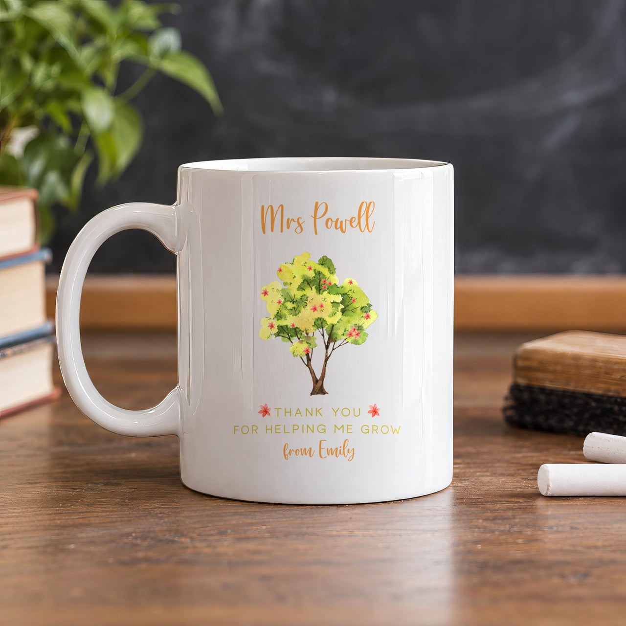 Personalised Teacher Thank You Ceramic Mug - detail 6