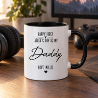 Personalised First Fathers Day Ceramic Mug - detail 7