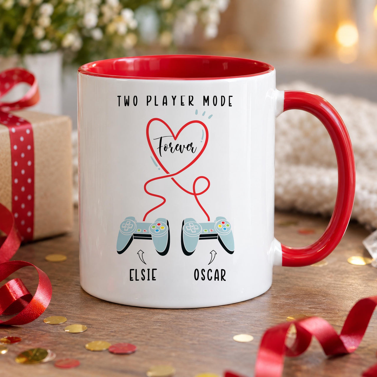 Personalised Two Player Ceramic Mug - detail 8