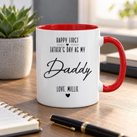 Personalised First Fathers Day Ceramic Mug - detail 8