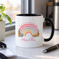 Personalised Rainbow Teacher Ceramic Mug - detail 7