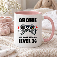 Personalised Level 16 Gamer Ceramic Mug - detail 9