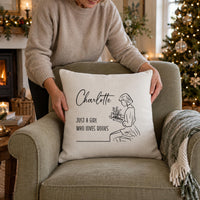Personalised Book Lover Cushion