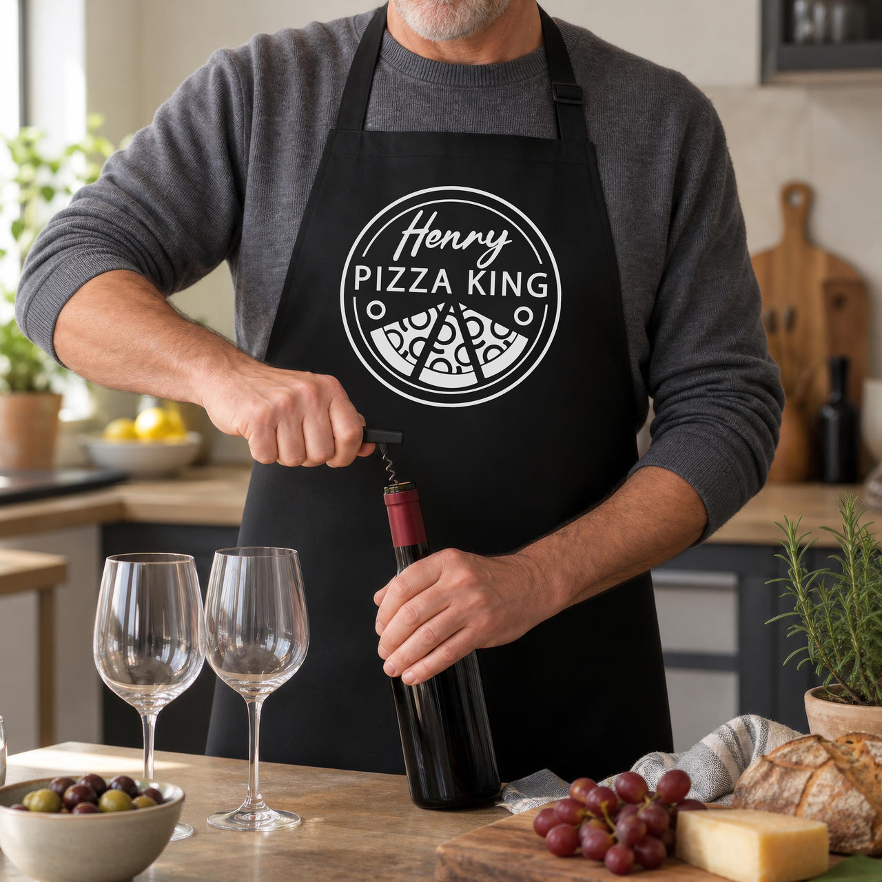 Personalised Pizza King Apron