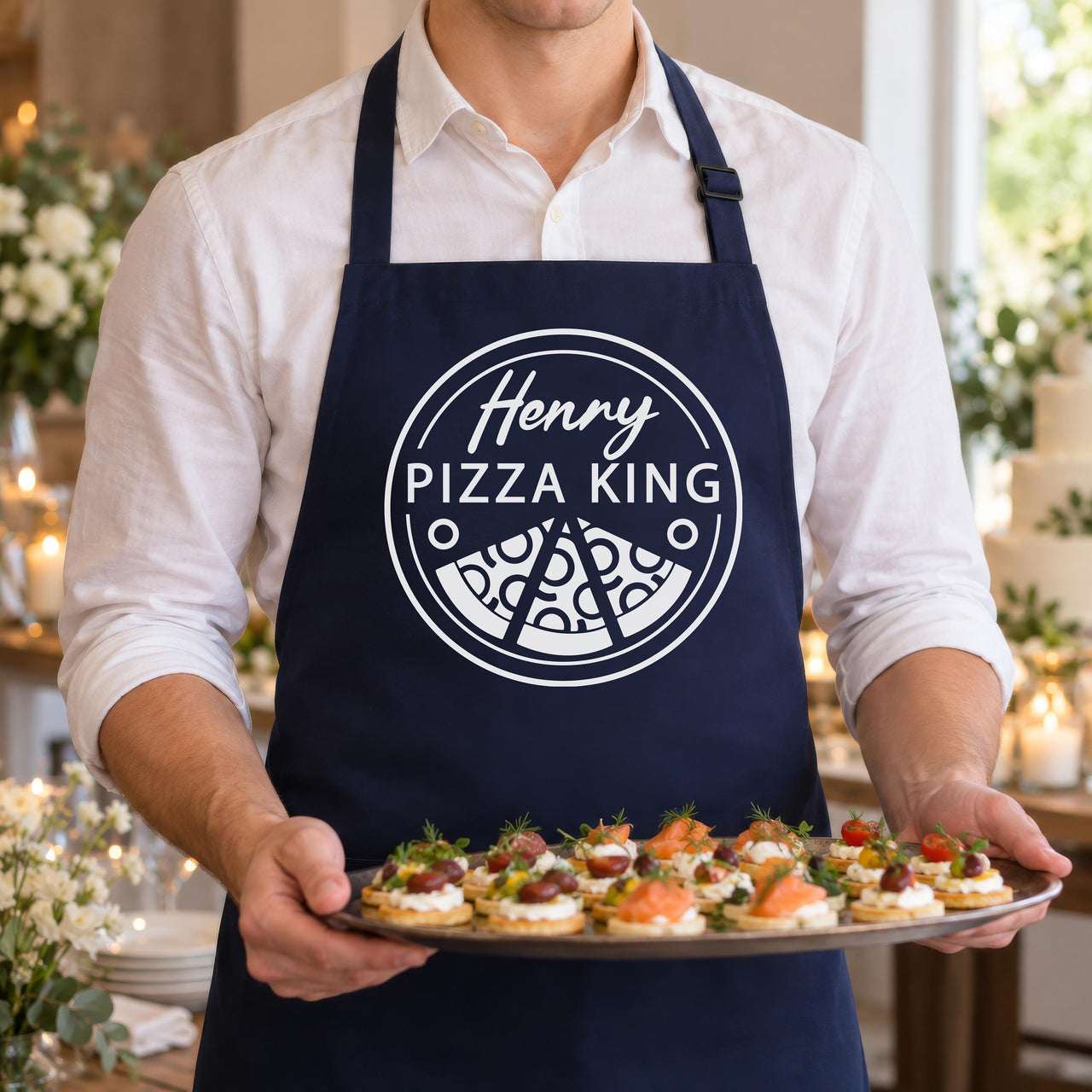 Personalised Pizza King Apron