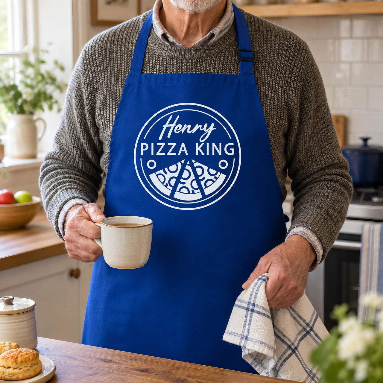 Personalised Pizza King Apron