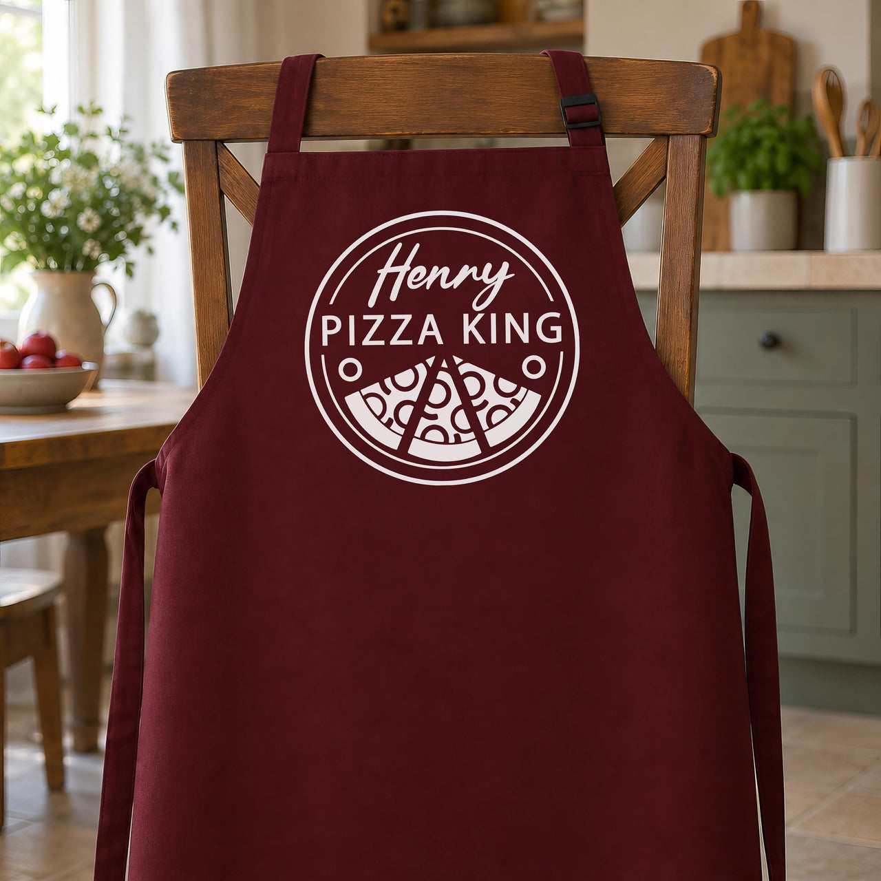 Personalised Pizza King Apron