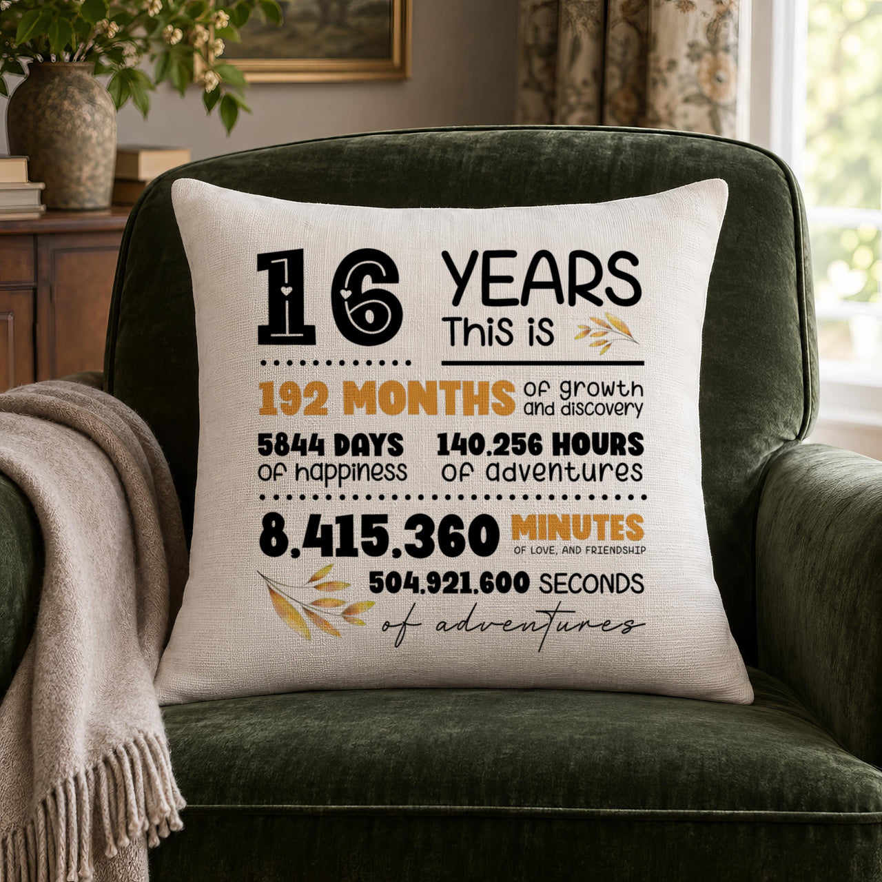 Personalised Years Together Cushion