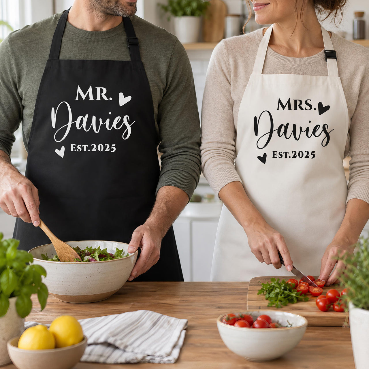 Personalised Wedding Apron