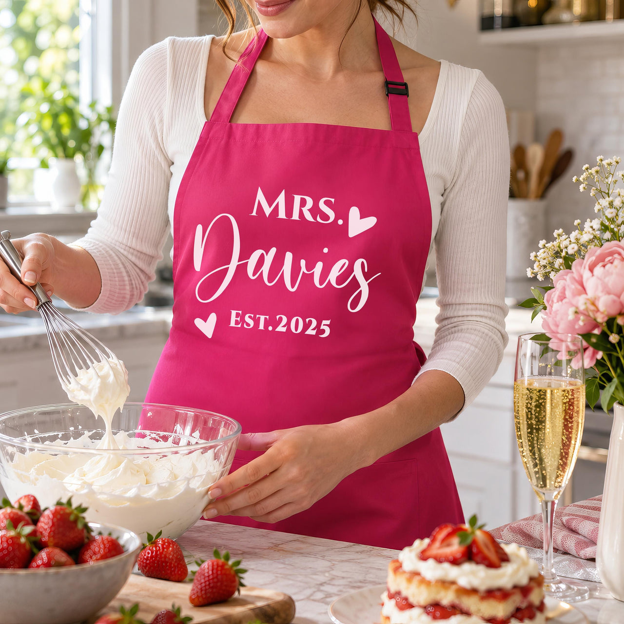 Personalised Wedding Apron