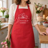 Personalised Flower Garden Apron