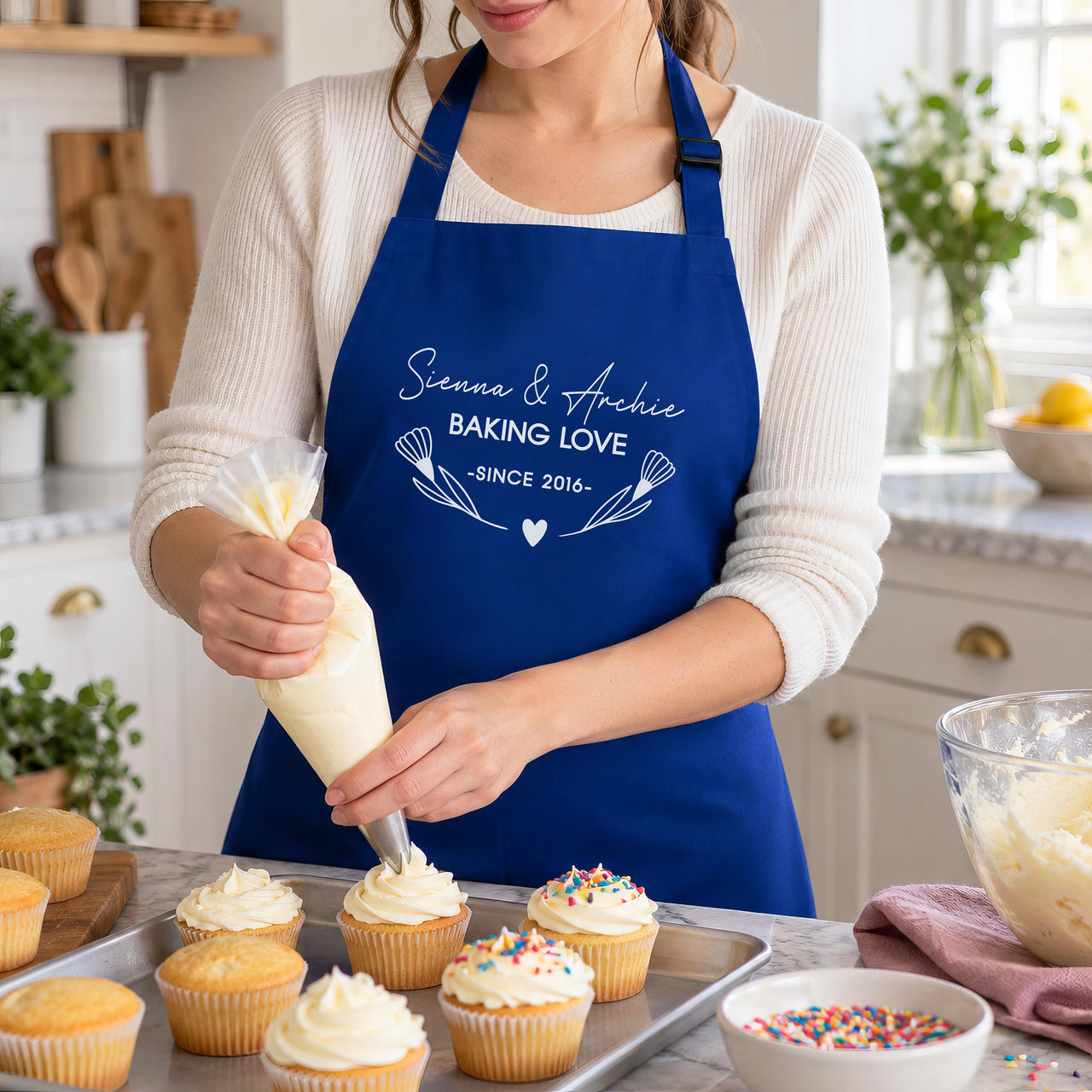 Personalised Baking Love Apron