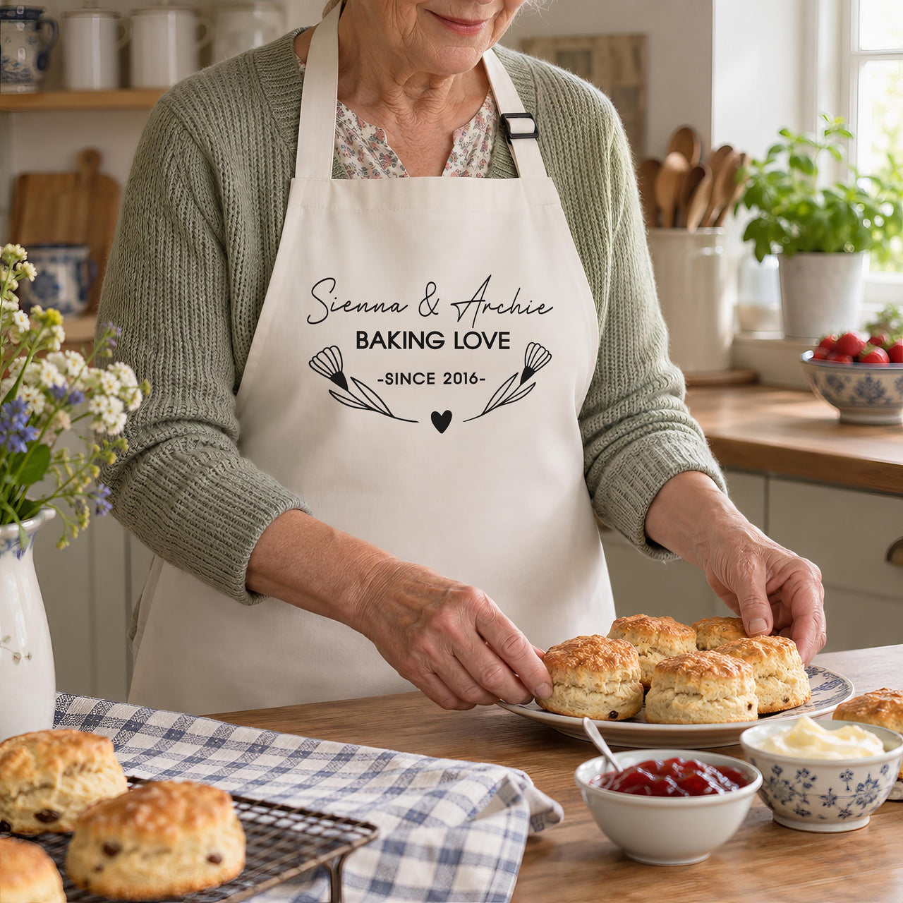Personalised Baking Love Apron