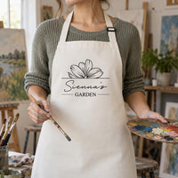 Personalised Flower Garden Apron