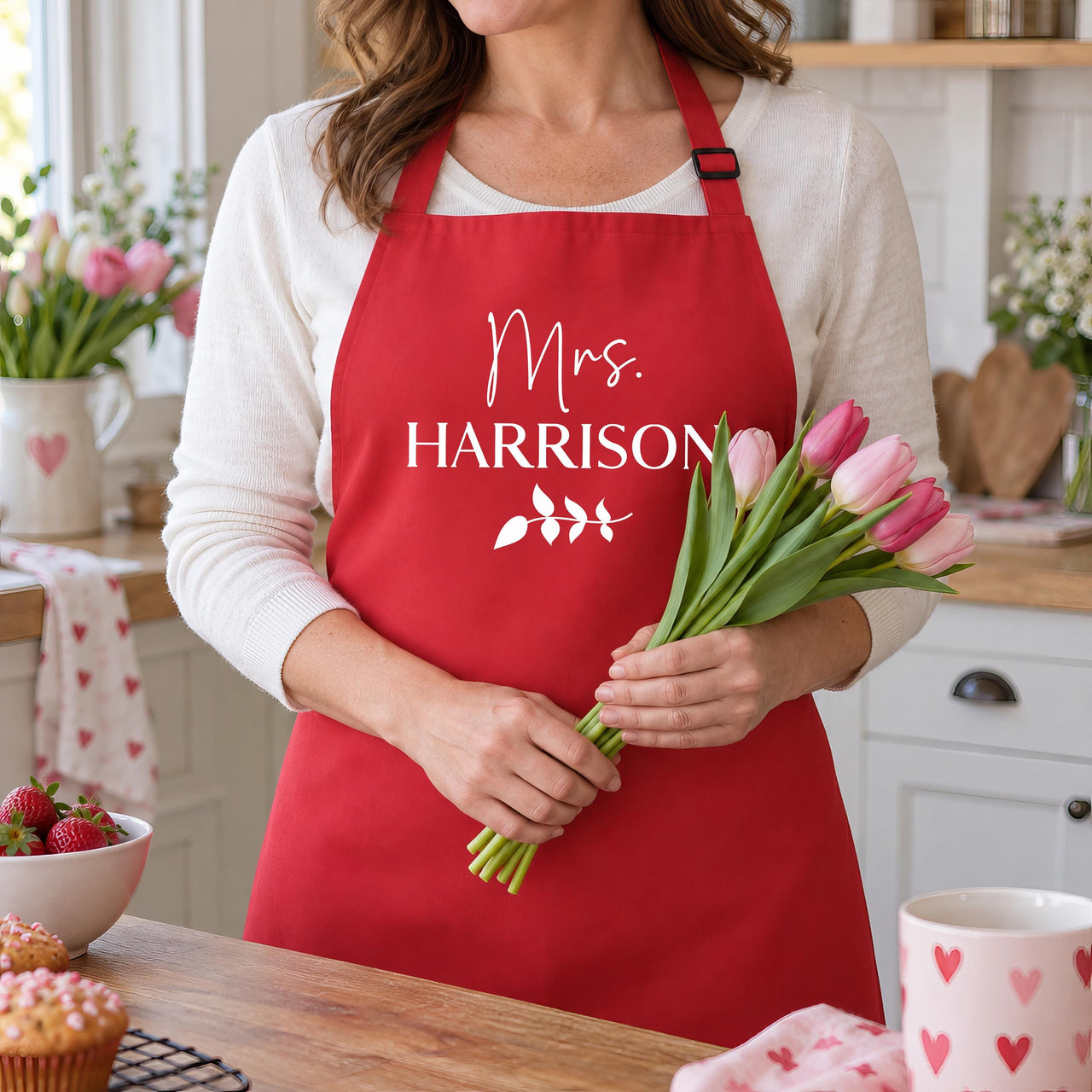 Personalised Mr or Mrs Apron