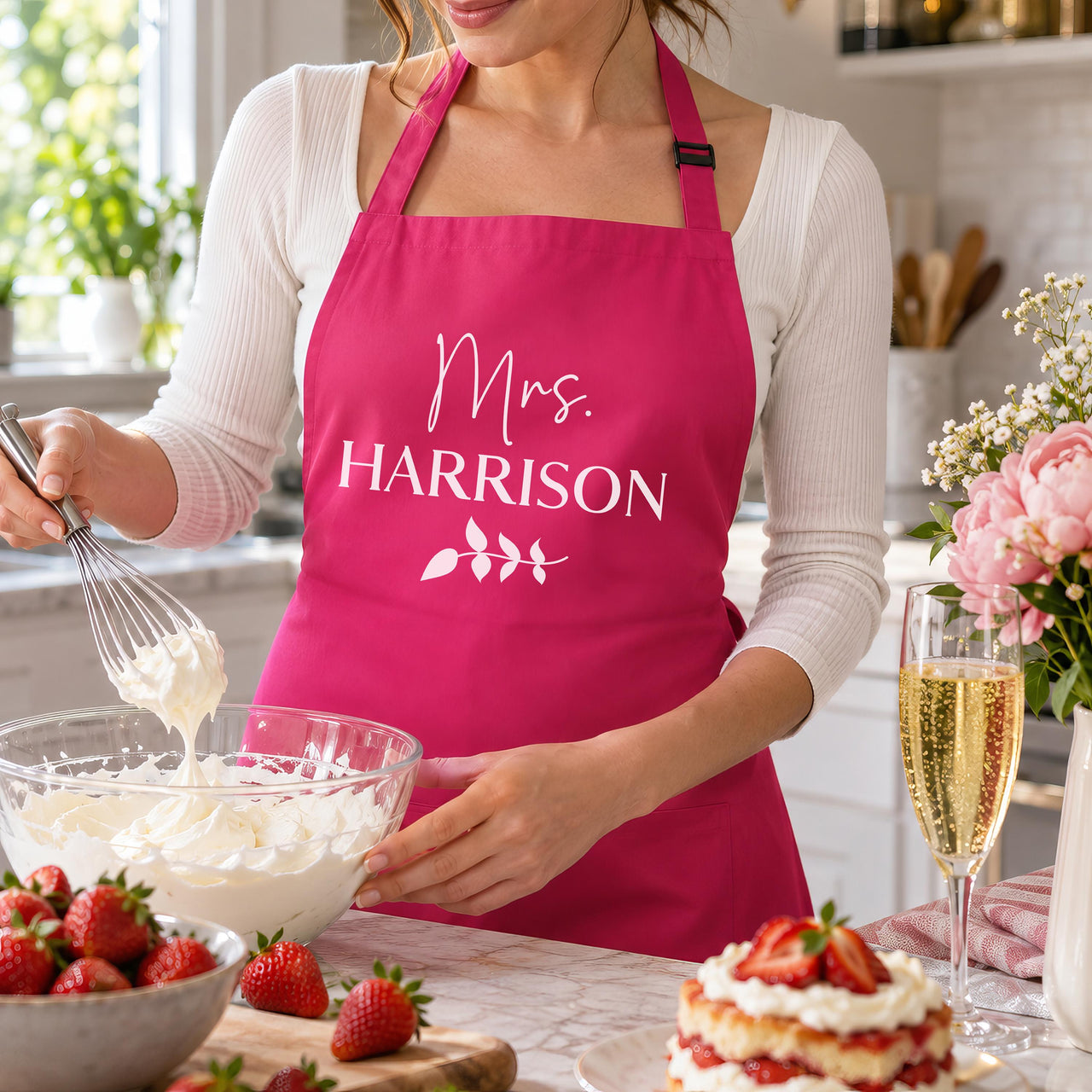 Personalised Mr or Mrs Apron