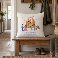 Personalised Princess Castle Cushion