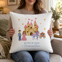 Personalised Princess Castle Cushion