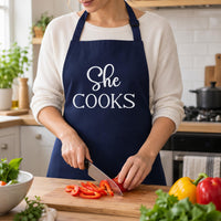 She Cooks Apron