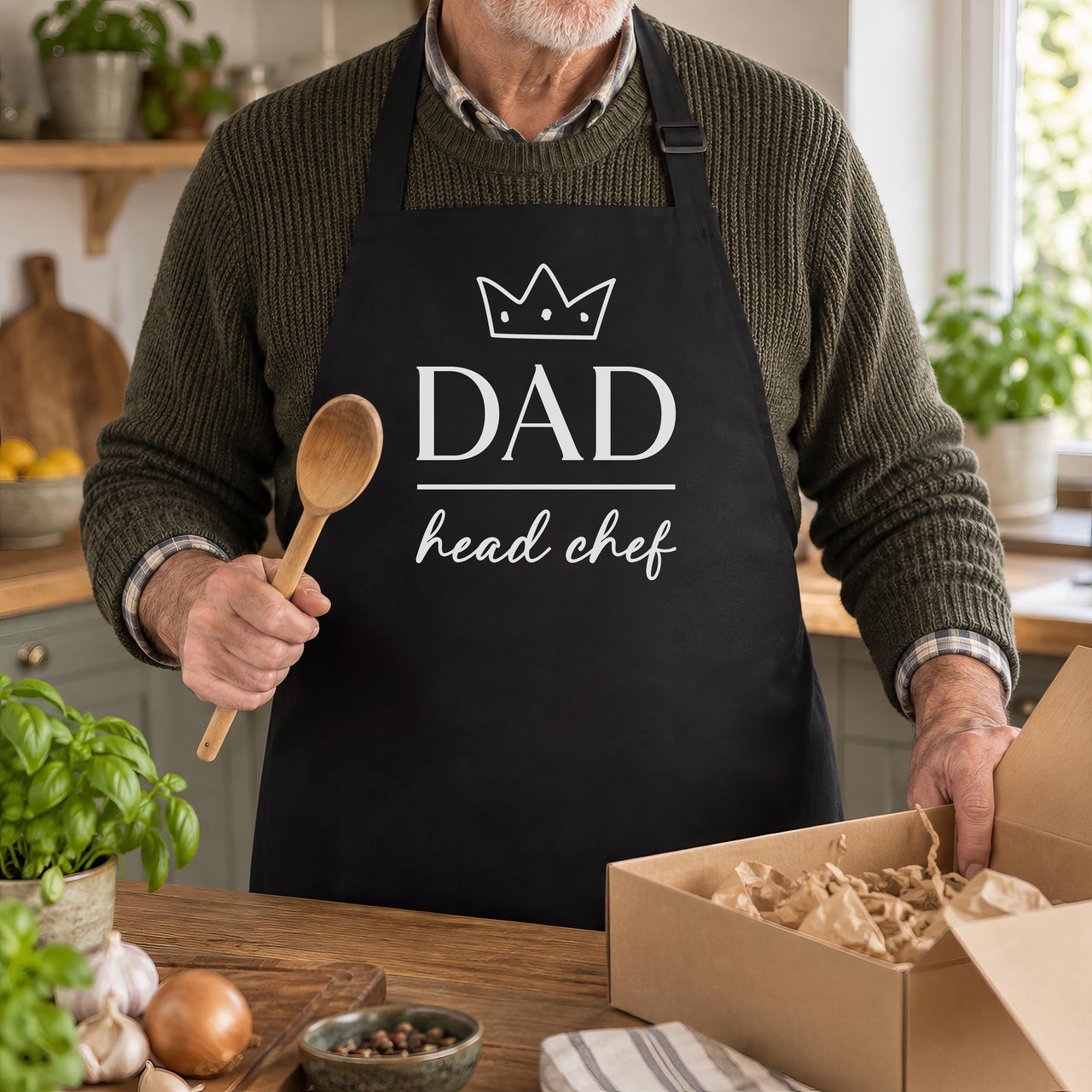 Dad Head Chef Apron