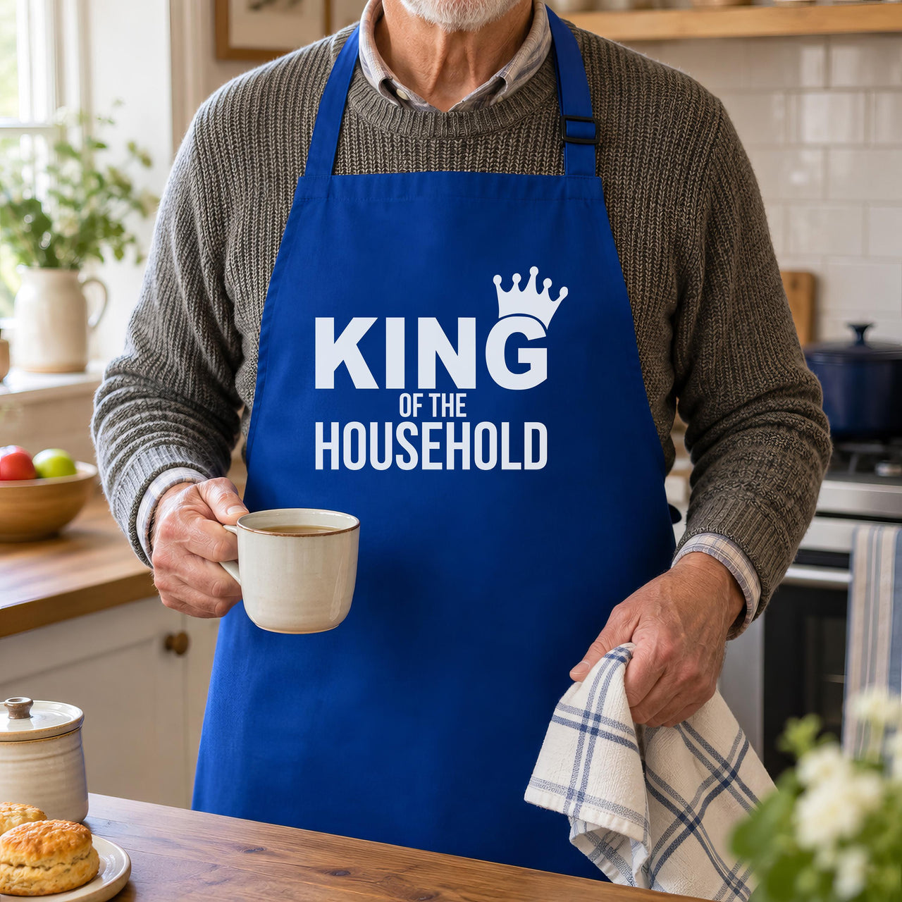 King Of The Household Apron