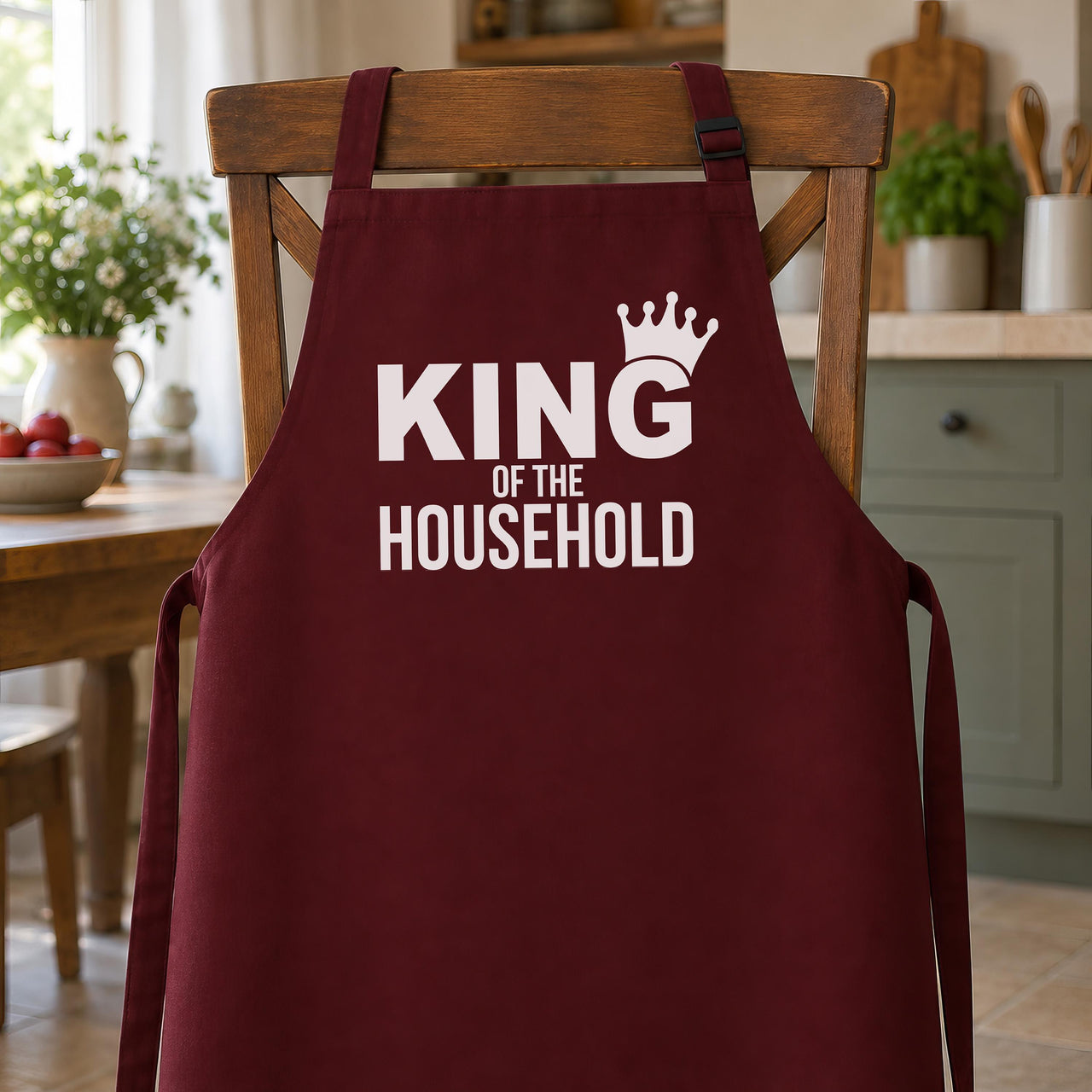 King Of The Household Apron