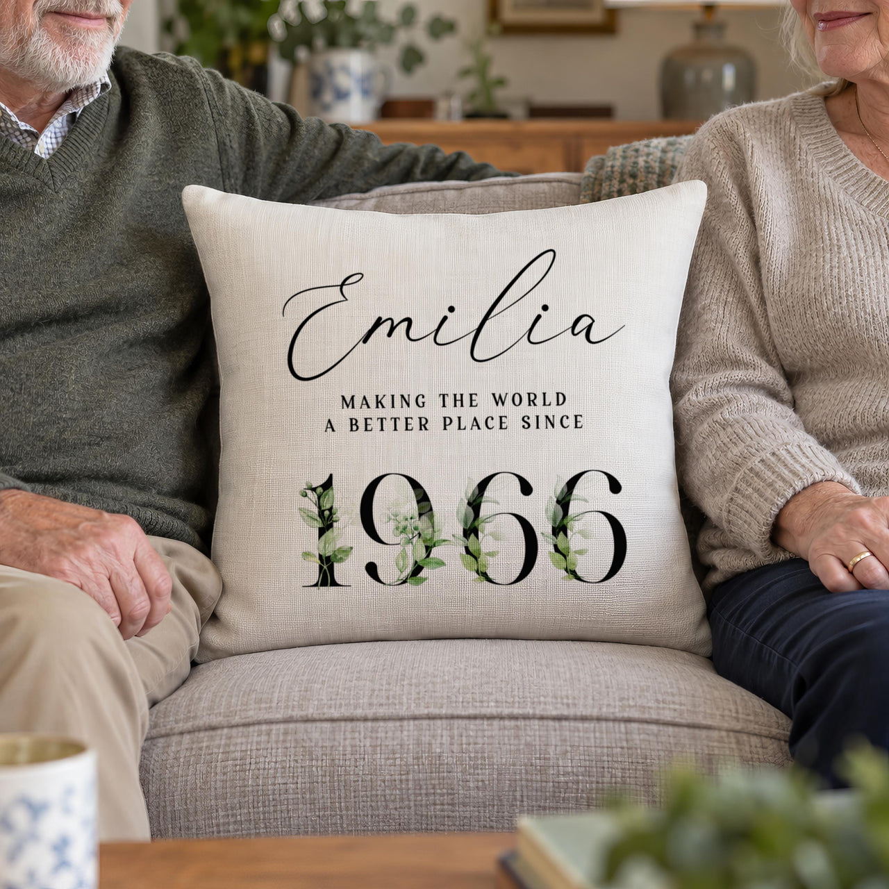 Personalised Milestone Birthday Cushion