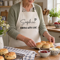 Personalised Baking With Love Apron