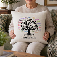 Personalised Family Tree Cushion