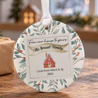 Personalised From Our Home to Yours Bauble - main photo