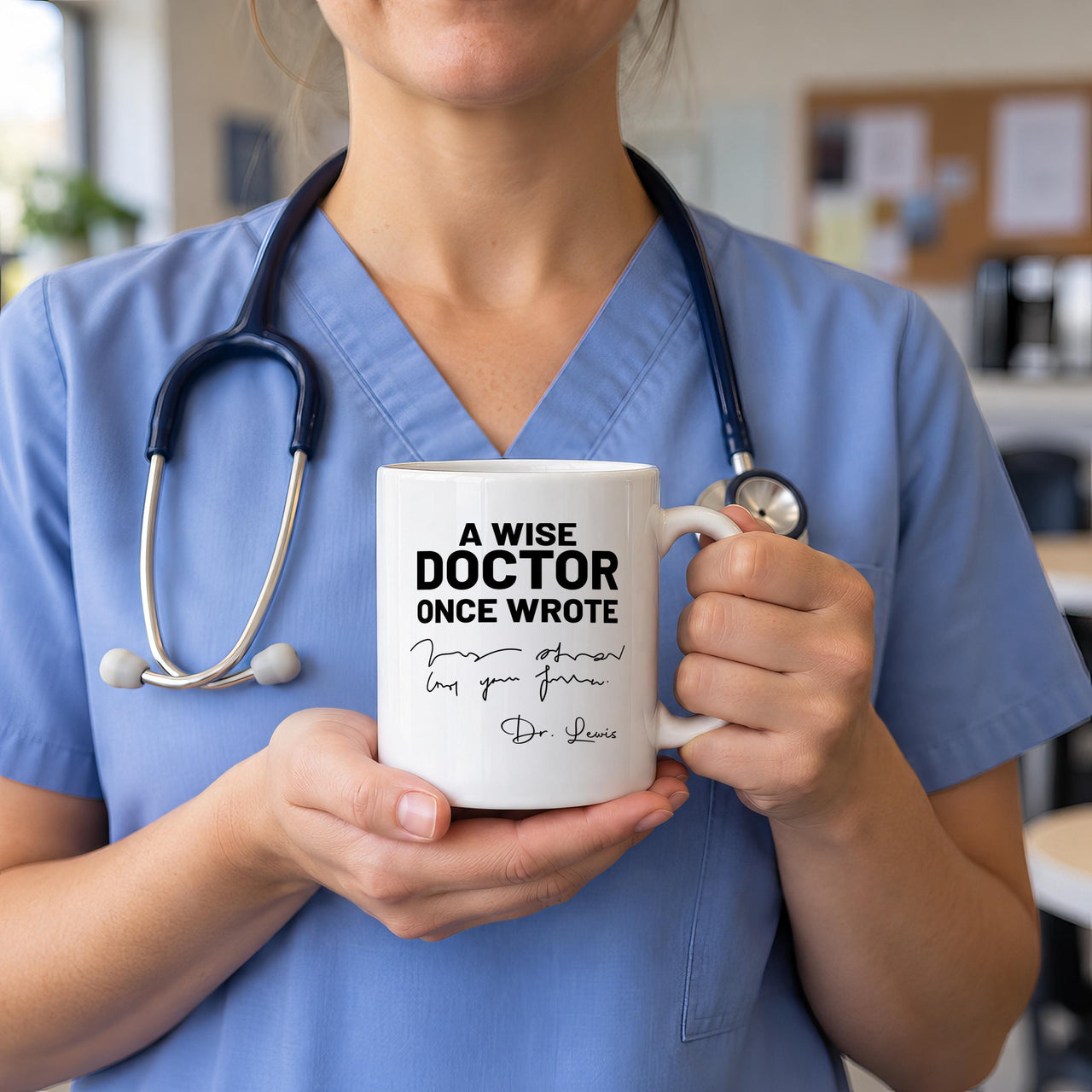 Personalised Doctor Ceramic Mug - lifestyle