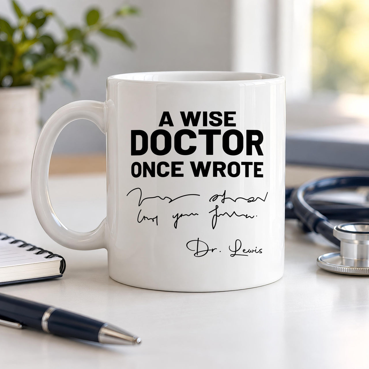 Personalised Doctor Ceramic Mug - detail 1